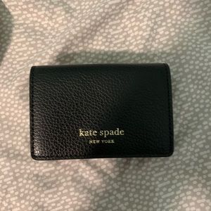 Black kate spade mini wallet